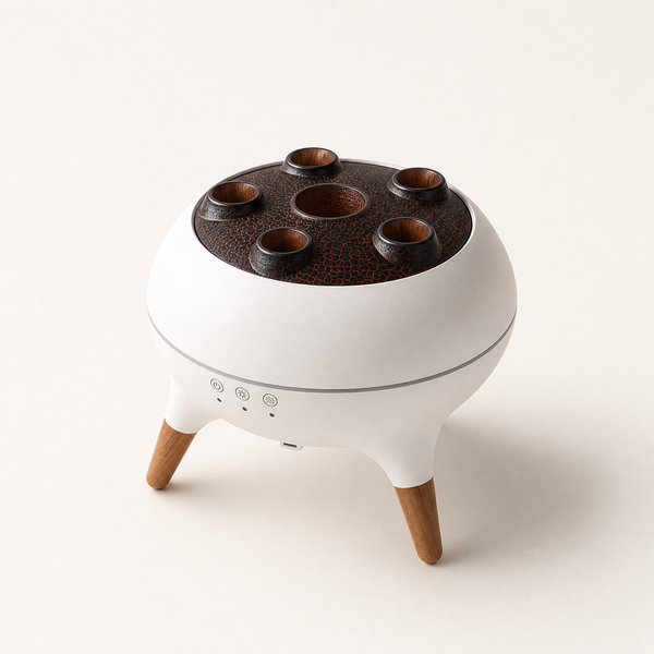 Humidifier with Remote Control and Colorful Light, shown in a clear product image