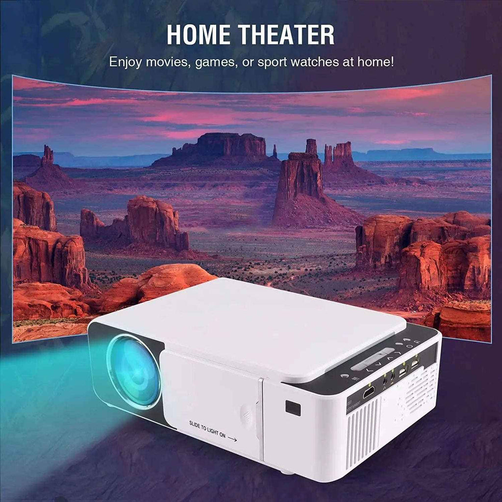 Home cinema projector — primary view