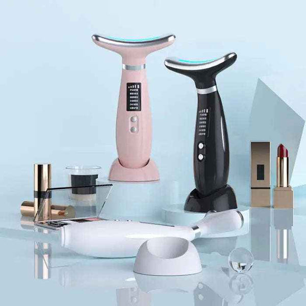 Cooling and warming facial massager — primary view