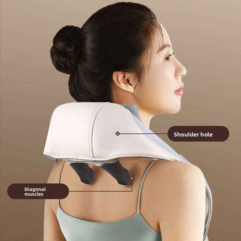 Wearable heated neck and shoulder massager — additional view 3