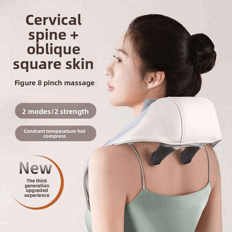 Wearable heated neck and shoulder massager — additional view 2