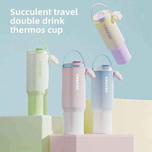 Insulated stainless steel tumbler — primary view