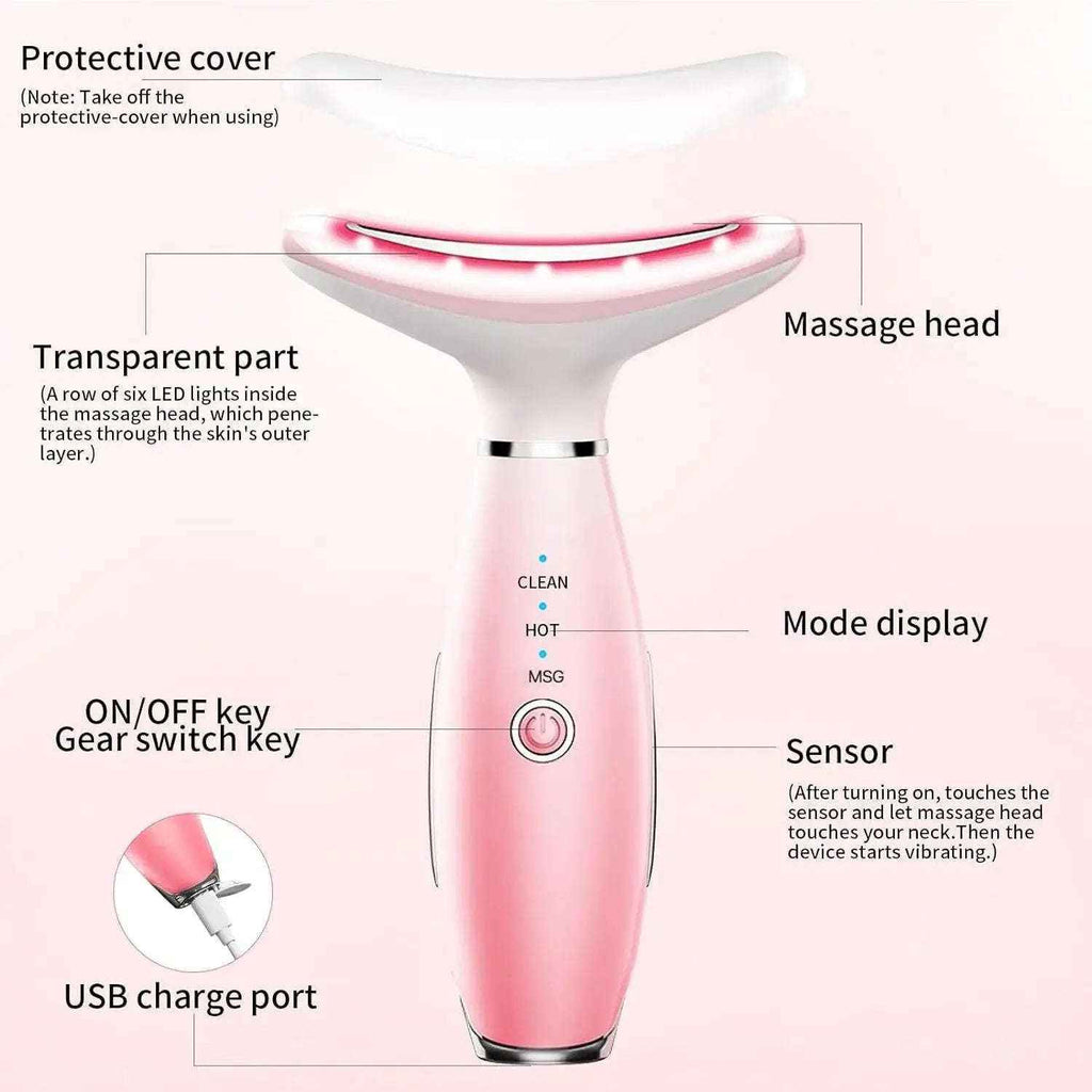 Face and neck massager with warmth — additional view 5