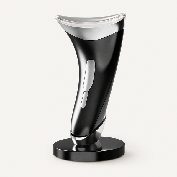 Neck & Face Care Device with Warmth shown in a clear product image