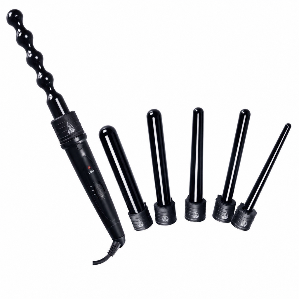 6-in-1 Interchangeable Ceramic Curling Wand Set, product view 10