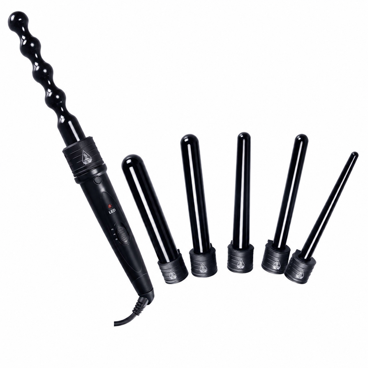 6-in-1 Interchangeable Ceramic Curling Wand Set, product view 10