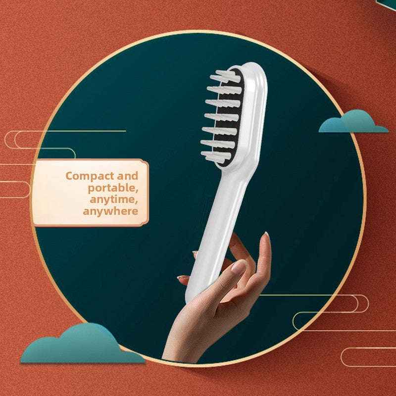Scalp Massage Comb with Light (Vibrating), angled product view