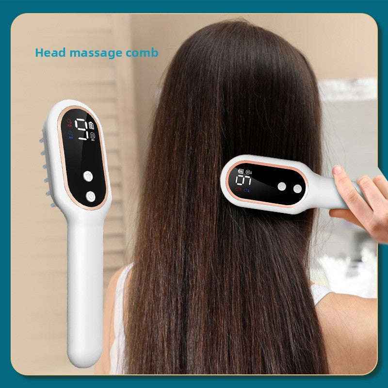 Vibrating scalp massage comb with light — additional view 4