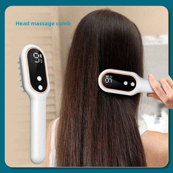 Vibrating scalp massage comb with light — additional view 4