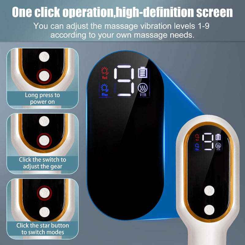 Vibrating scalp massage comb with light — additional view 10