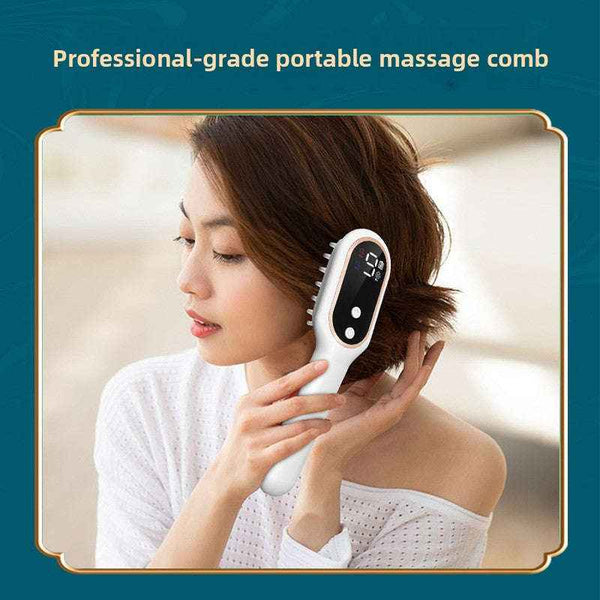 Vibrating scalp massage comb with light — additional view 5