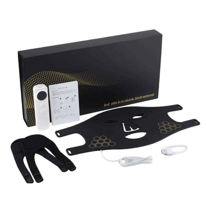 LED Photon Therapy Skin Rejuvenation-Personal Care Appliances-Splashis-Specifications:Black-M01 Led 4 colors-Splashis