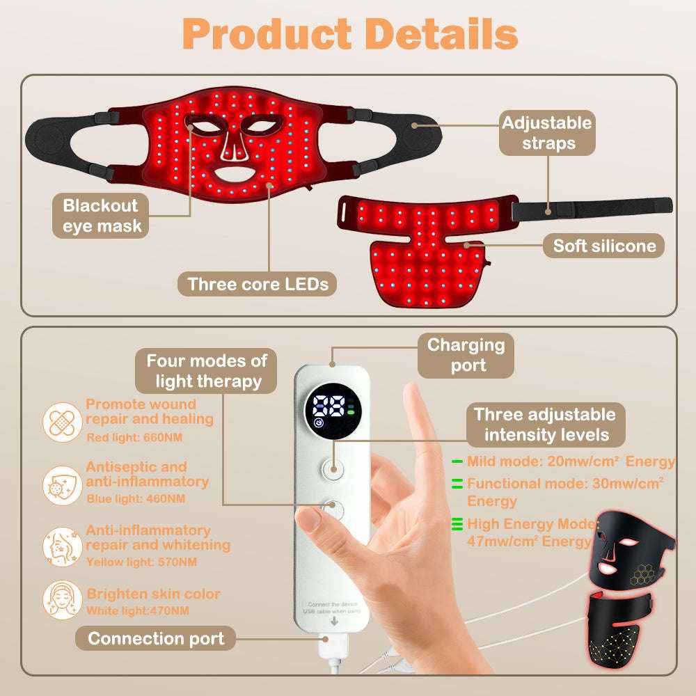 LED Photon Therapy Skin Rejuvenation-Personal Care Appliances-Splashis-Splashis