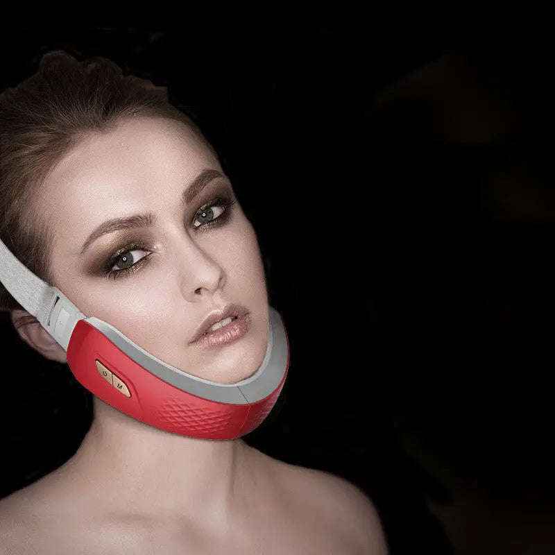 V-shaped LED facial light device — primary view