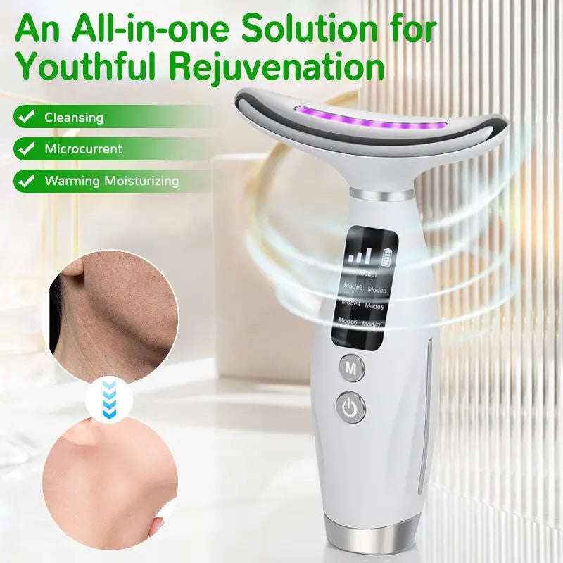 Facial massager for neck and face routines — primary view