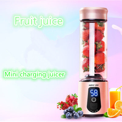 Mini Charging Juicer Cup – Portable USB Blender, front product view