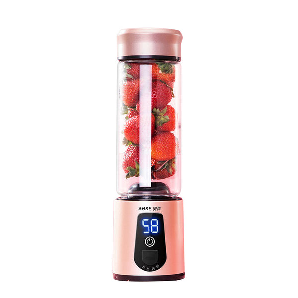 Mini Charging Juicer Cup – Portable USB Blender, side product view