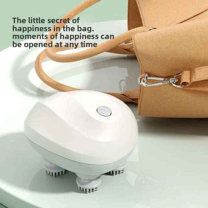 Mini electric head and scalp massager — primary view