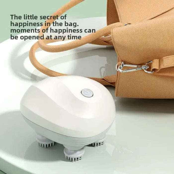 Mini electric head and scalp massager — primary view