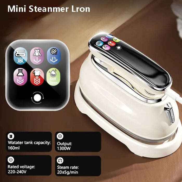 Mini Garment Steamer & Press for Effortless Wrinkle Removal サブ画像