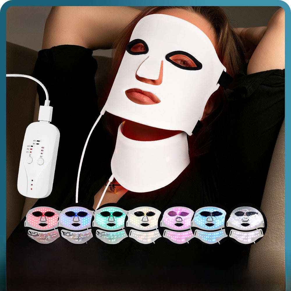 Multi-color LED facial light device — additional view 2