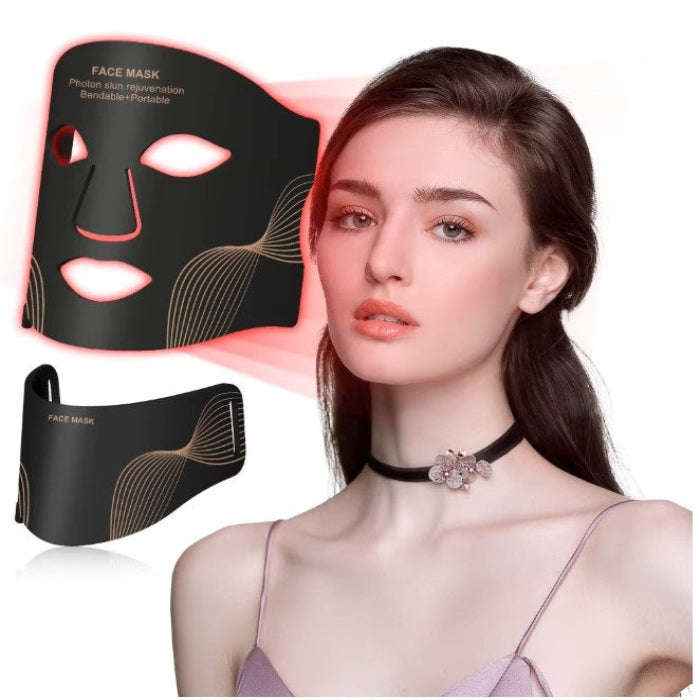 Multi-color LED facial light device — primary view