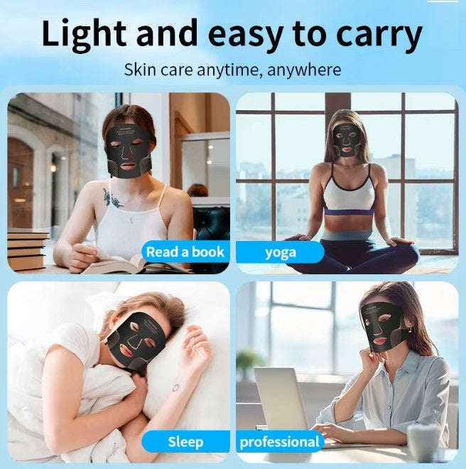 Multi-Color LED Facial Light Device, alternate product view