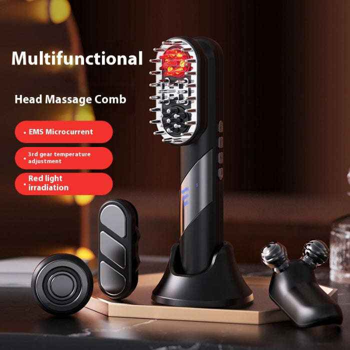 Scalp Massage Comb with Light (Pulsing), front product view