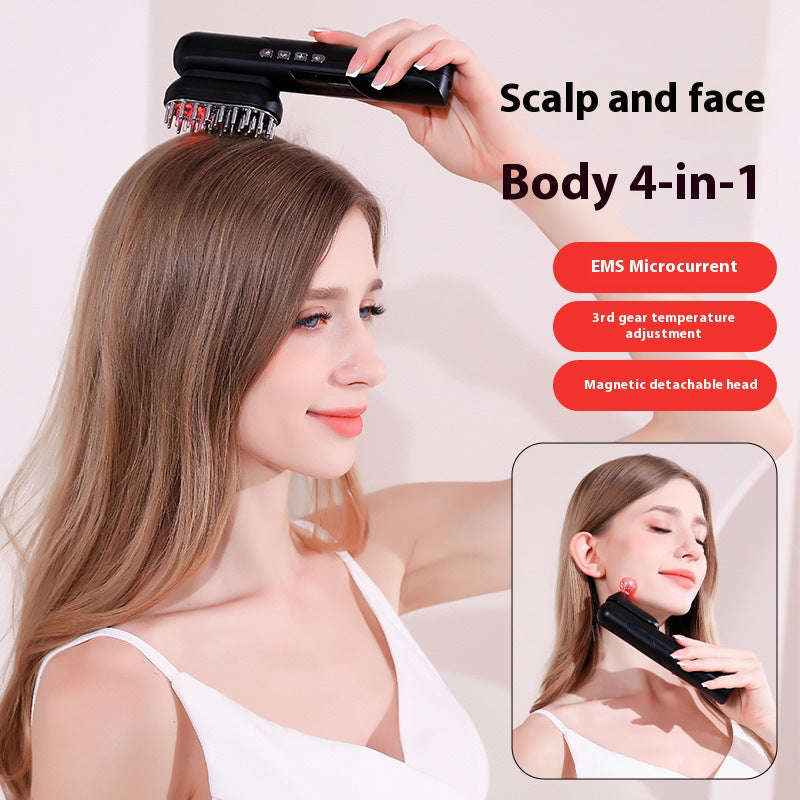 Scalp massage comb with light — additional view 2