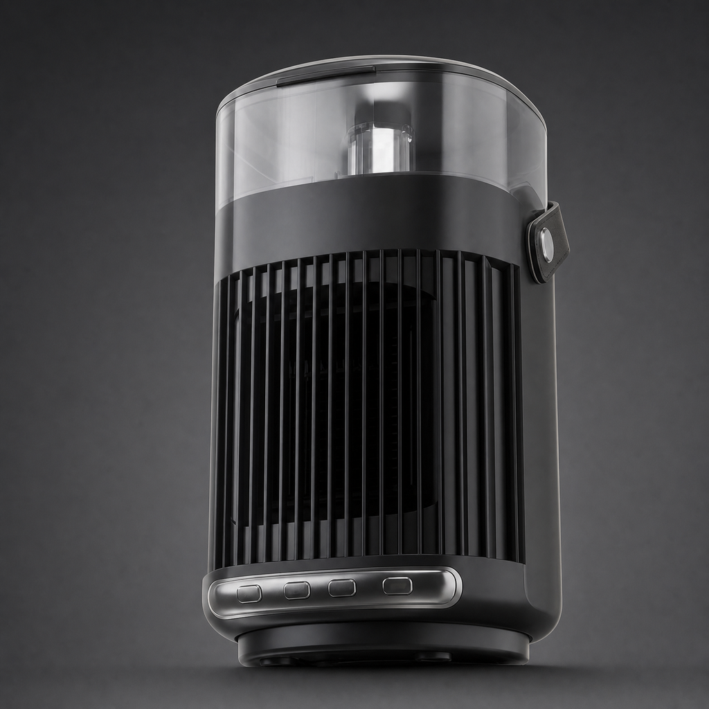 2-in-1 Heater & Humidifier for Year-Round Comfort shown in a clear product image
