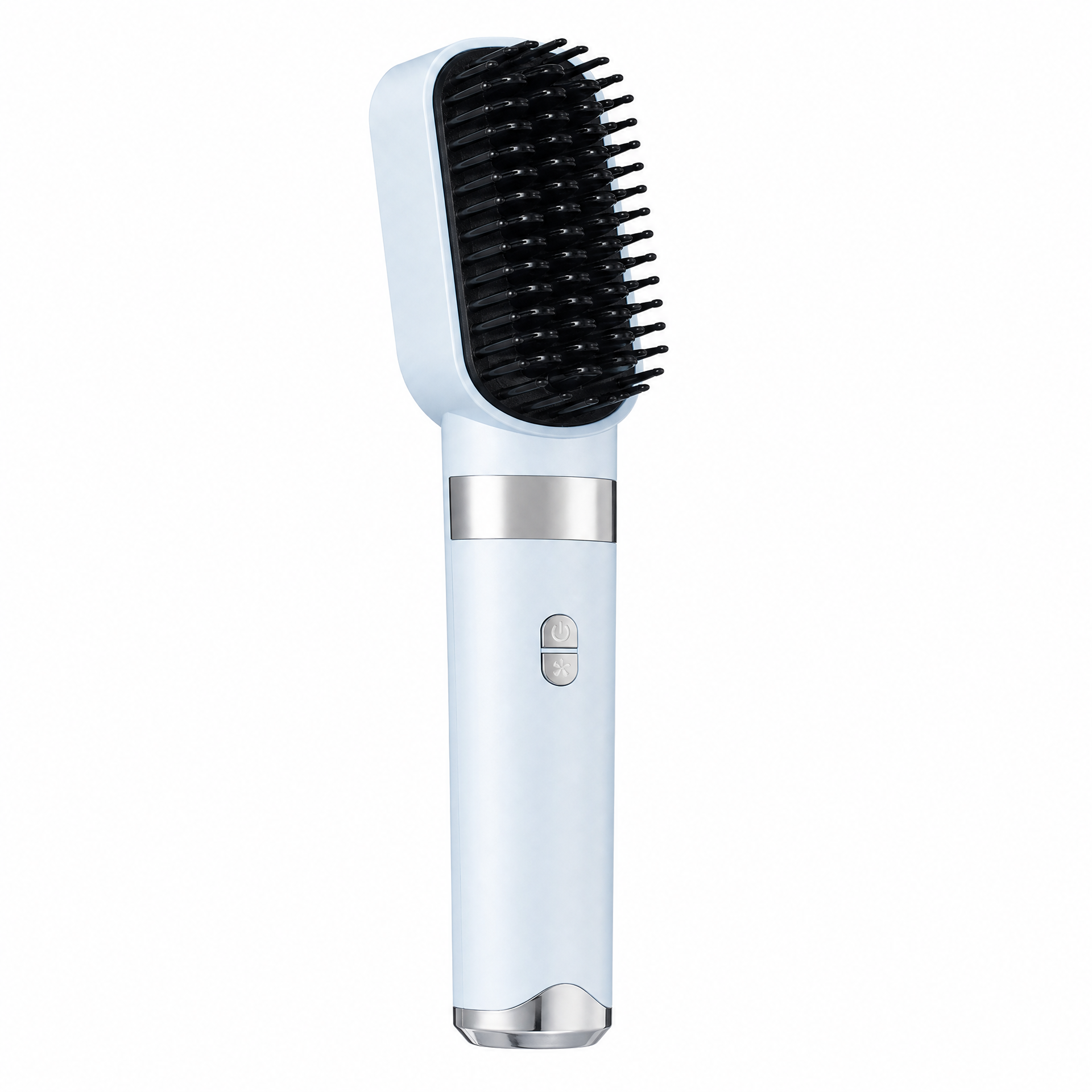 2-in-1 Cordless Ionic Straightening Brush, front product view