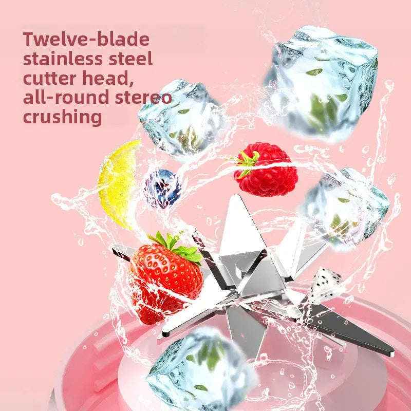 One-Touch Smoothie Blender for Effortless Blending, angled product view