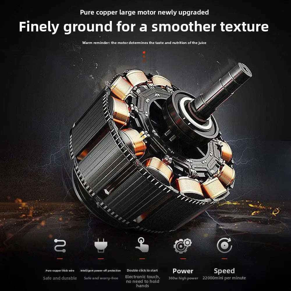 Portable electric blender cup 600ml — additional view 4