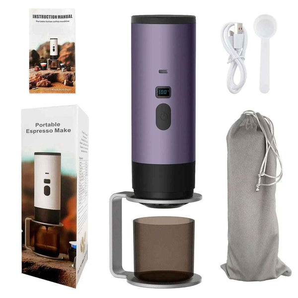 Portable Espresso Maker - Compact and Travel-Friendly Espresso Machine-Kitchen Appliances-Splashis-Splashis