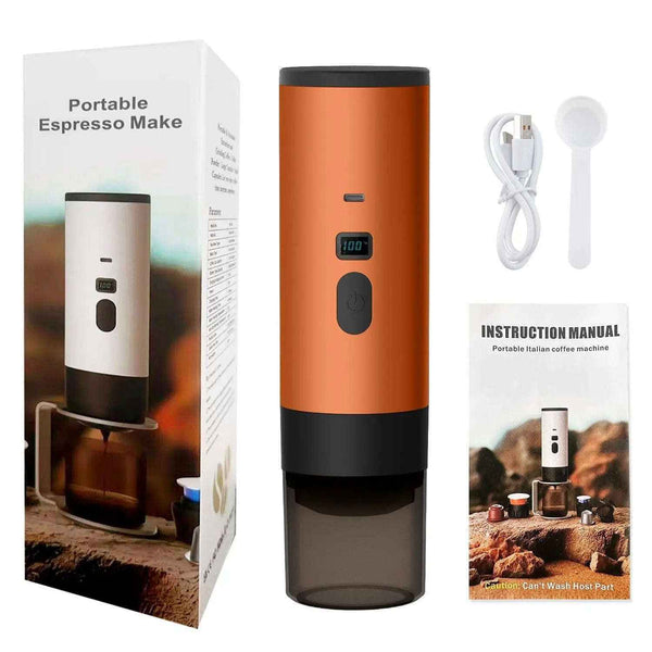 Portable Espresso Maker - Compact and Travel-Friendly Espresso Machine-Kitchen Appliances-Splashis-Splashis