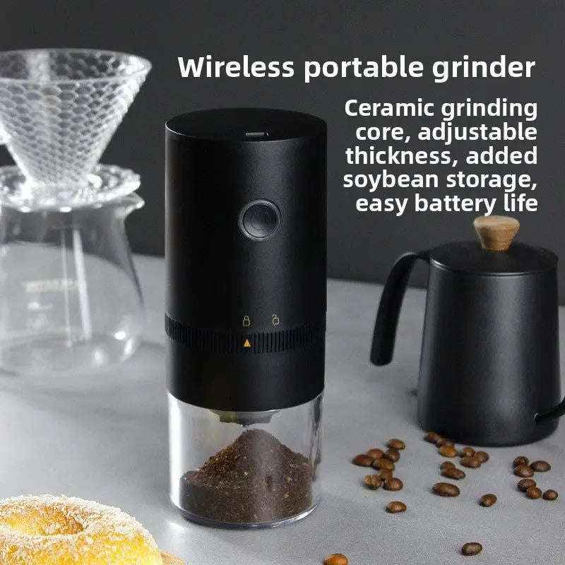 Portable Espresso Maker - Compact and Travel-Friendly Espresso Machine-Kitchen Appliances-Splashis-Color:Black-Splashis
