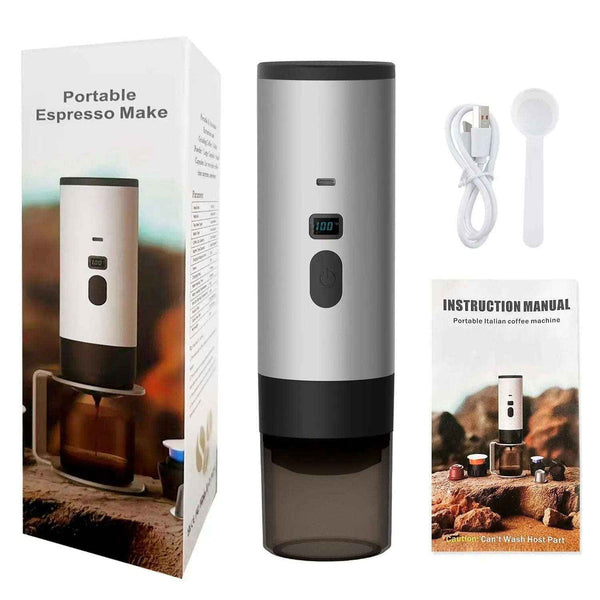 Portable Espresso Maker - Compact and Travel-Friendly Espresso Machine-Kitchen Appliances-Splashis-Splashis