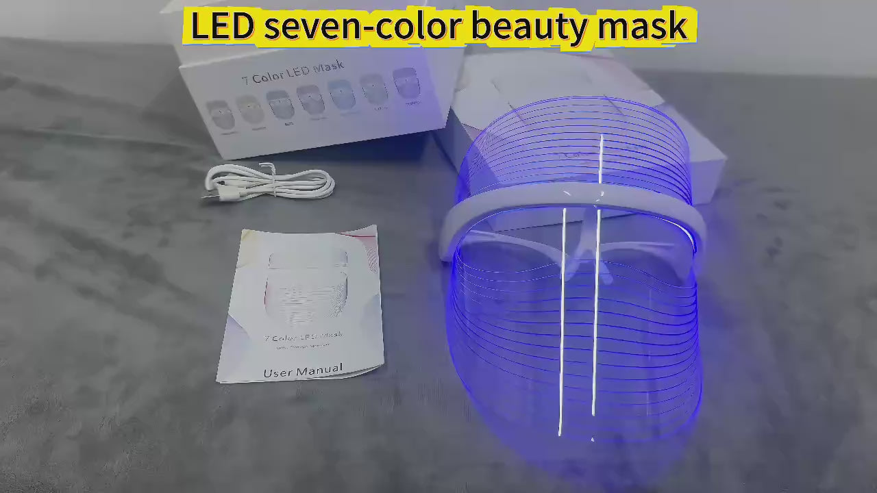 7-Color LED Photon Facial Mask-Personal Care Appliances-Splashis-Splashis