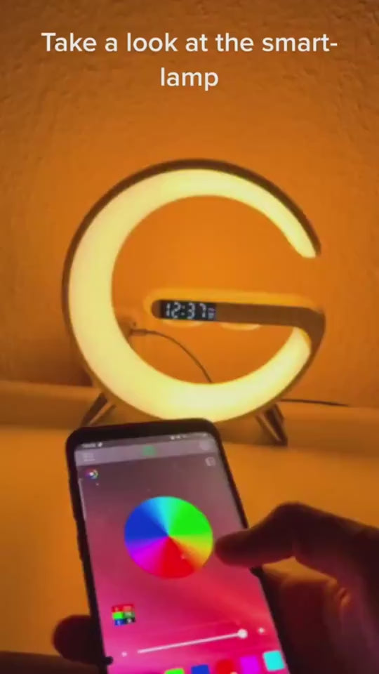 RGB Wireless Alarm Clock - Smart LED Display with USB Charging for Ultimate Convenience-Home Office Storage-Splashis-Splashis