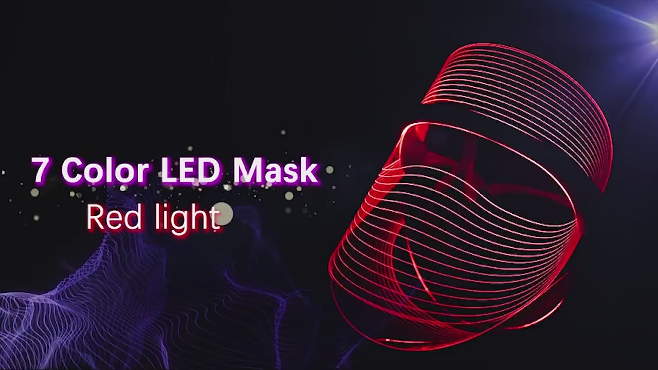 7-Color LED Photon Facial Mask-Personal Care Appliances-Splashis-Splashis