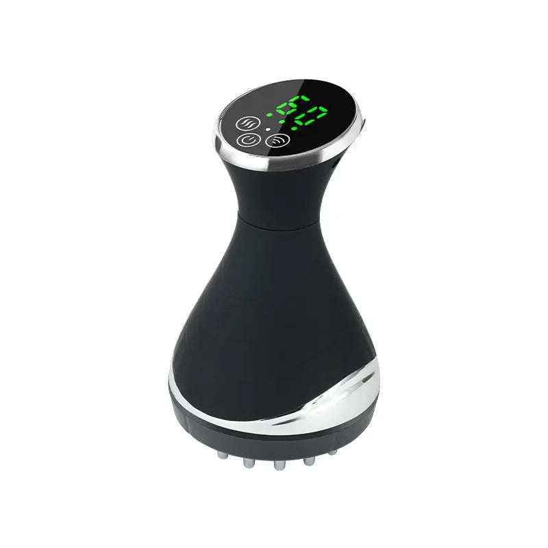 Handheld Massager with Warmth & Light, close-up product view