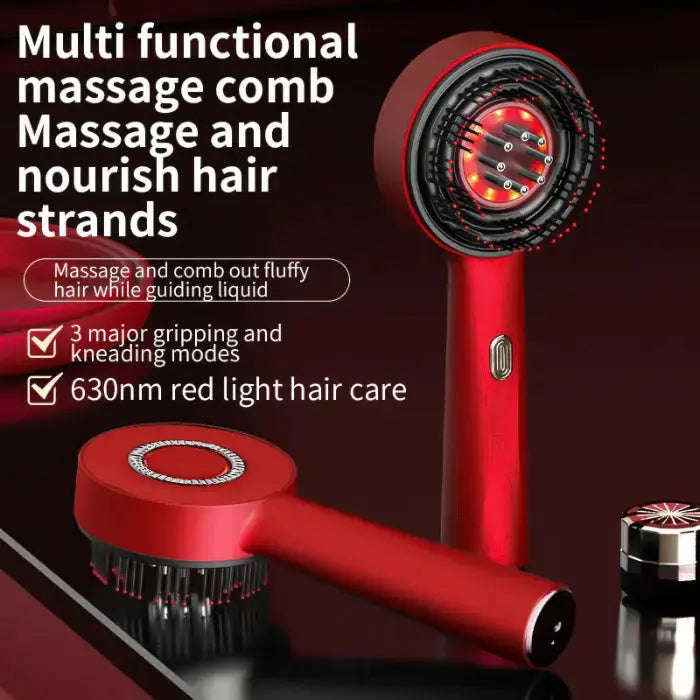 Scalp massage comb with light — primary view 主图