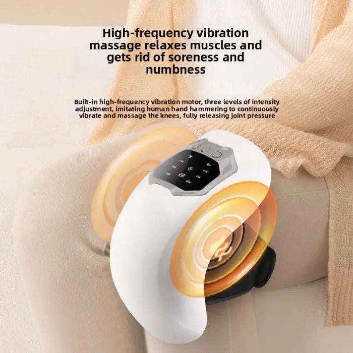 Heated knee massager wrap with vibration — primary view 主图