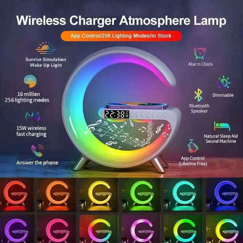 RGB wireless alarm clock — primary view Image principale du produit