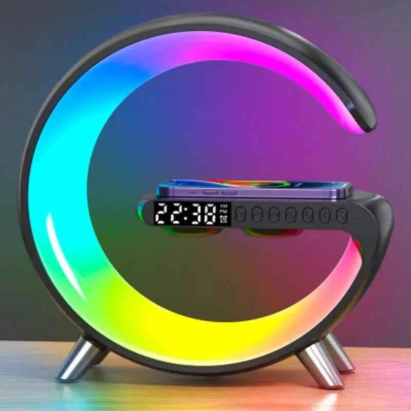 Elevate Your Bedroom Aesthetic with the RGB Wireless Alarm Clock Image secondaire du produit