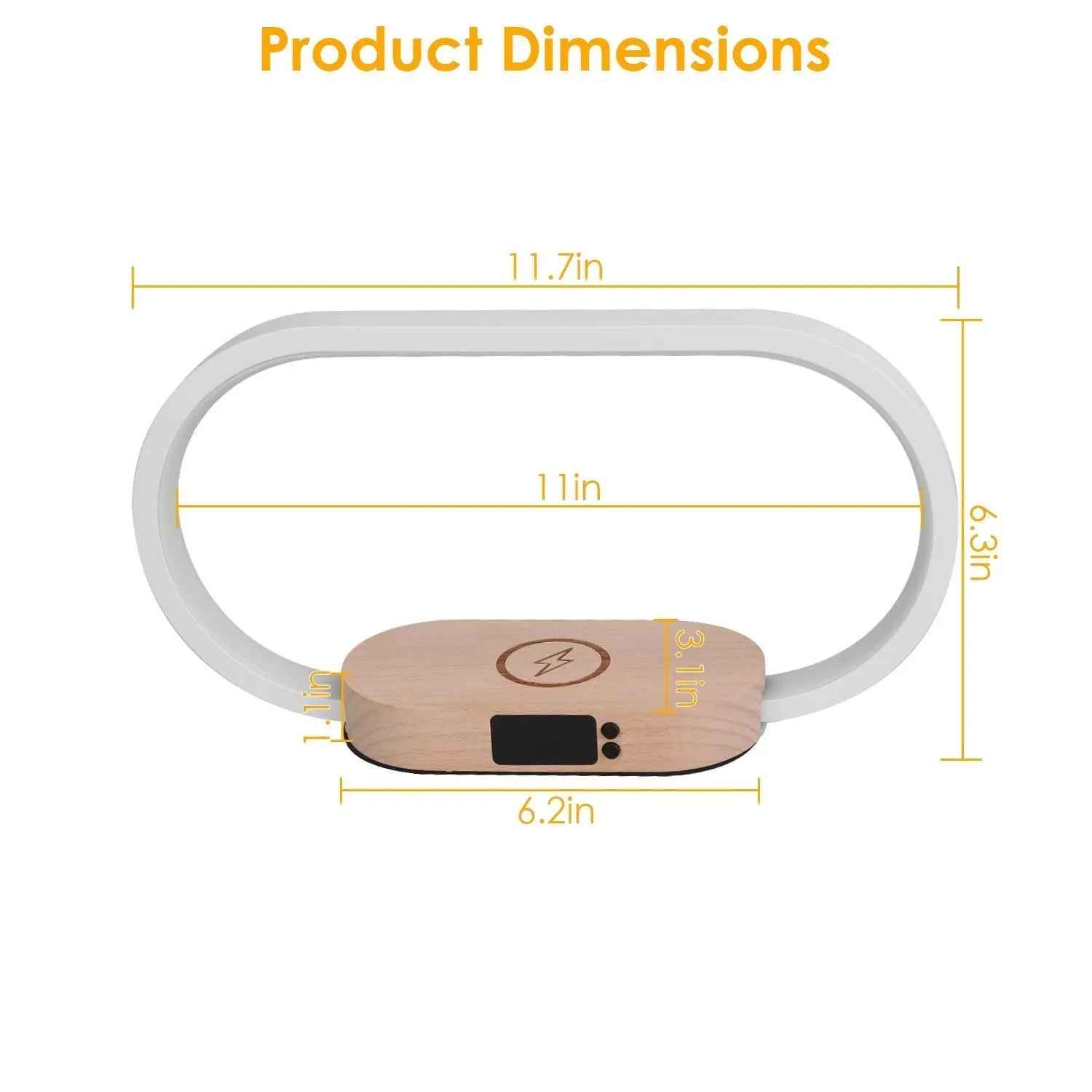 3-in-1 wireless charging lamp — additional view 2