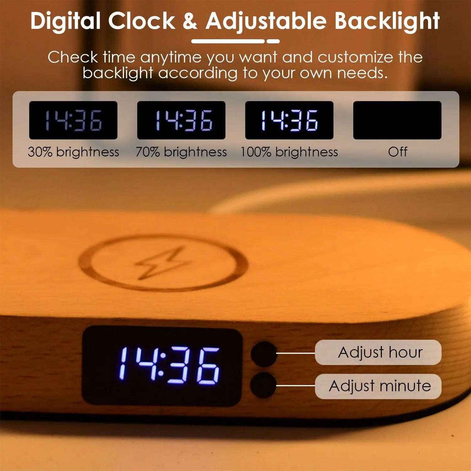3-in-1 wireless charging lamp — additional view 4