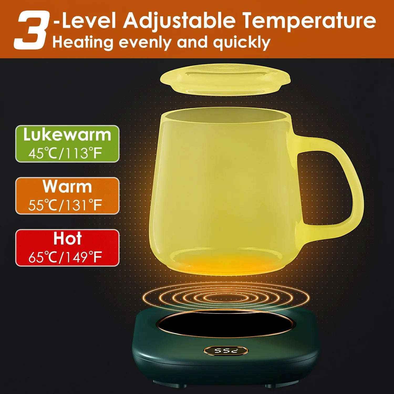 Smart cup warmer for coffee and tea — additional view 8