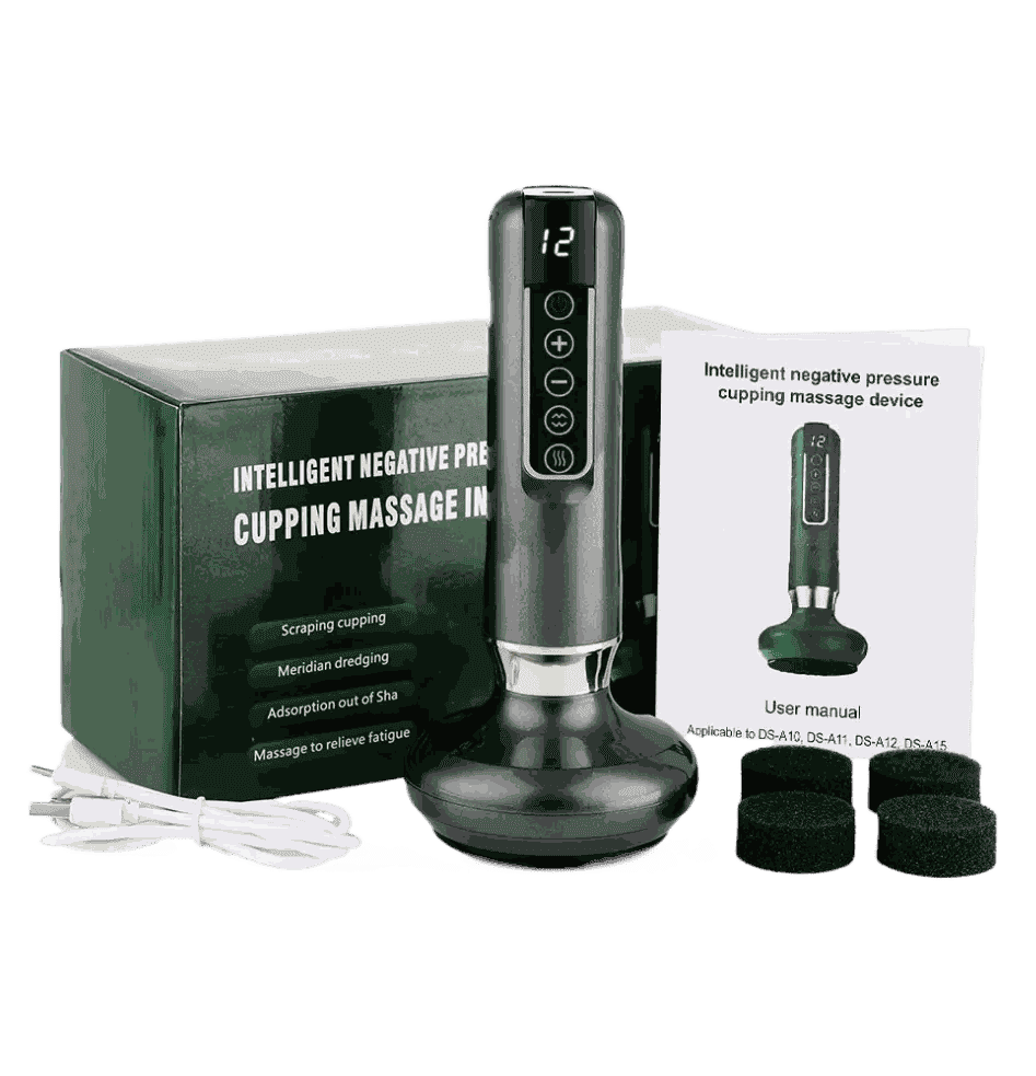 Electric Cupping & Scraping Massager with Heat, product view 12