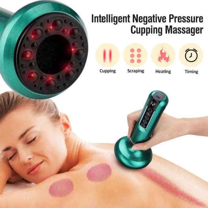 Electric cupping and scraping massager with heat — additional view 4
